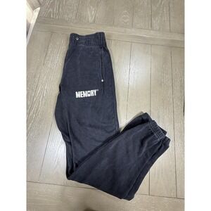 Memory Lane LA Sweatpants Men Medium Black Cotton Streetwear Logo Joggers